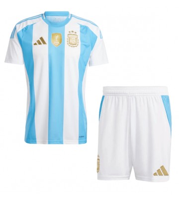 Argentina Hemmakläder Barn Copa America 2024 Kortärmad (+ Korta byxor)